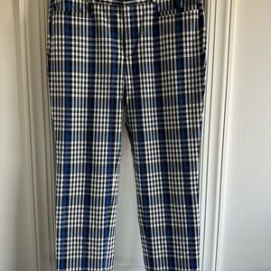 Banana Republic Blue and White Checkered women’s  Dress Pants